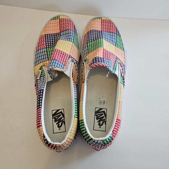 Vans Classic Slip On Sneaker Pride Multi True White Men\'s Size 13 Casual LGBTQ+ main image 7